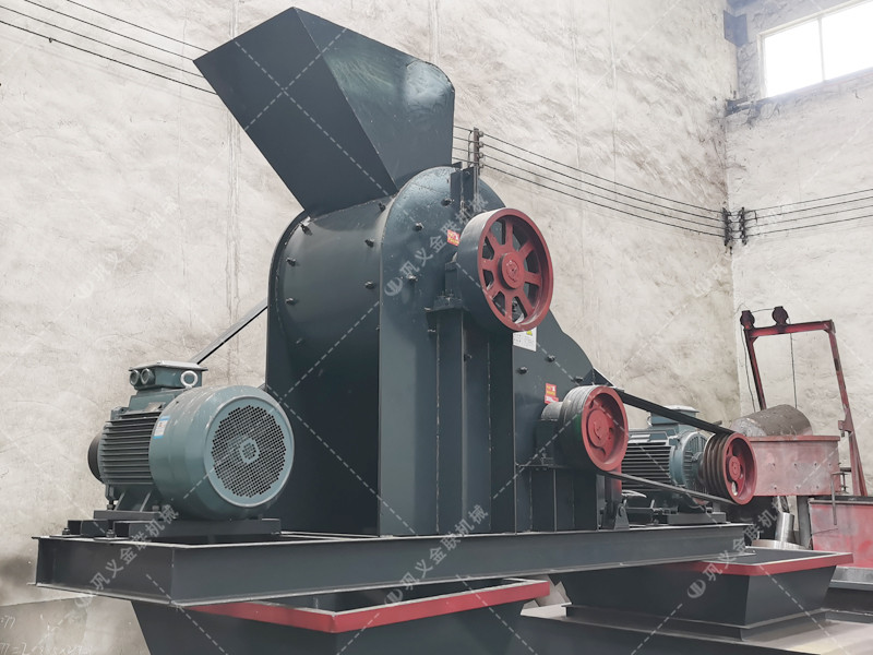 600X600雙級粉碎機(jī)發(fā)往陜西寶雞_破碎爐渣